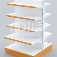 فروش قفسه فروشگاهی دو طرفه گروه صنعتی دی