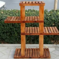 تولید استند چوبی گلدان مدل دو طرفه در زنجان