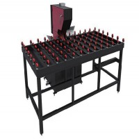 میز پرس پنوماتیک شیشه دوجداره