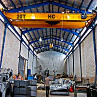 ساخت و فروش جرثقیل سقفی تک‌پل وجفت‌پل+تجهیزات کامل