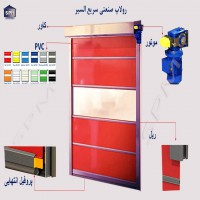 درب اتوماتیک سریع رولاپ برند SPM