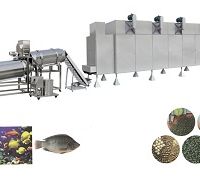 خطوط تولید خوراک آبزیان (غذای ماهی) ظرفیت 150kg تا 5Ton