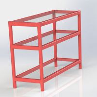 فروش ویترین فروشگاهی 3 طبقه  گروه صنعتی دی