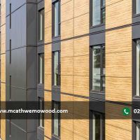 چوب نمای ساختمان