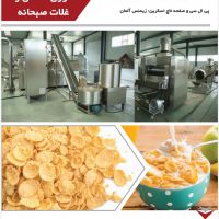 خط تولید کورن فلکس (انواع غلات صبحانه)