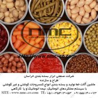 سازنده ماشین آلات خط تولید , فرآوری , عمل آوری و بسته بندی کنسرو