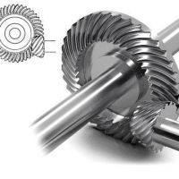 خرید چرخ دنده مخروطی هیپوئید صنعتی