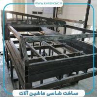 ساخت شاسی دستگاه وکیوم سی ان سی