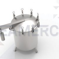 تولید دستگاه اتوکلاو عمودی پخت شرکت صنعتی سیمرکو در تهران