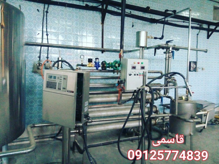 فروش دستگاه پاستوریزاتور لوله ای0