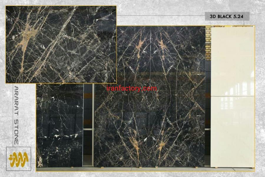 فروش سنگ اسلب مرمریت 3D Blak0