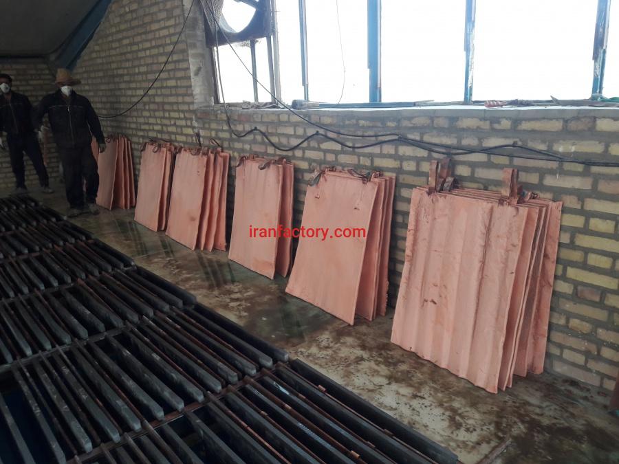 طراحی و مشاوره خط SX-EW تولید کاتد مس1