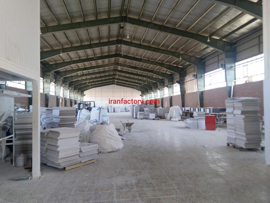 فروش کارخانه تولید تایل سقفی کاذب پی وی سی در اشتهارد1