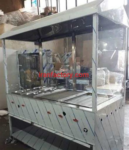 تولید دستگاه فر گریل تخت روغنی شرکت استیل پخت در تهران0