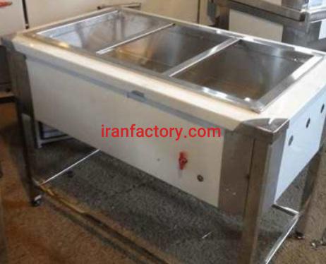 تولید دستگاه کانتر گرم سه لگن شرکت استیل پخت در تهران0