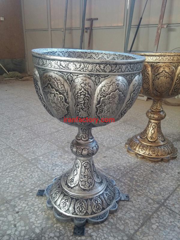 تولید کننده گلدان های بزرگ تزئینی فایبر0