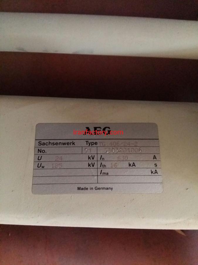 فروش دژنکتور روغنی و سکسیونر AEG آلمان3