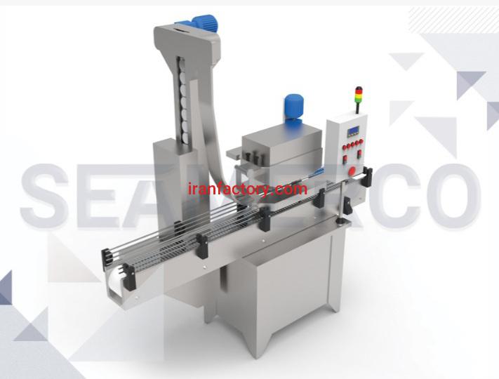 تولید دستگاه درب‌بند شیشه ۳ هد شرکت صنعتی سیمرکو در تهران0