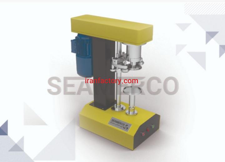 تولید دستگاه درب‌بند تک‌هد رومیزی نیمه‌اتومات شرکت صنعتی سیمرکو در تهران0