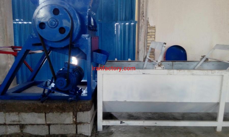 فروش خط کامل خردکن و شستشو و خشک کن نایلون و بادی و...1