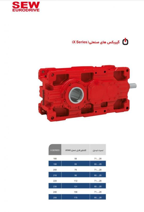فروش گیربکس های صنعتی SEW0