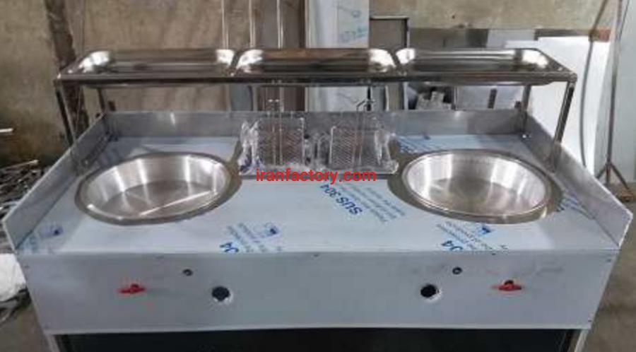 تولید دستگاه فر فلافلی ساندویچی سلف سرویس شرکت استیل پخت در تهران0