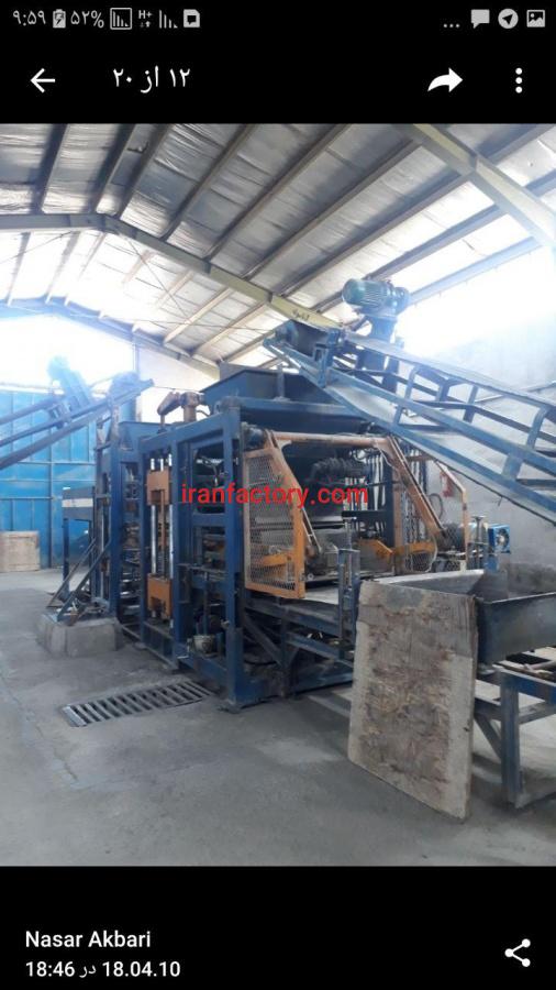 ماشین آلات جدول و سنگفرش بتونی اتوماتیک در اردبیل4
