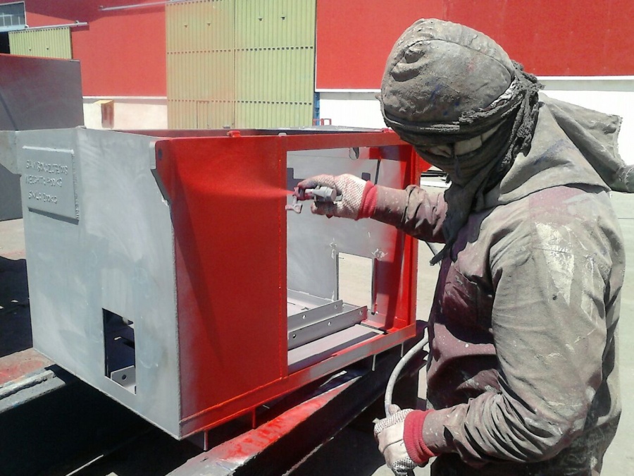 کارگاه سندبلاست برزکار در البرز3