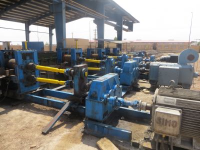 فروش کارخانه نورد کوکیل میلگرد آجدار و ساده با3خط نورد7