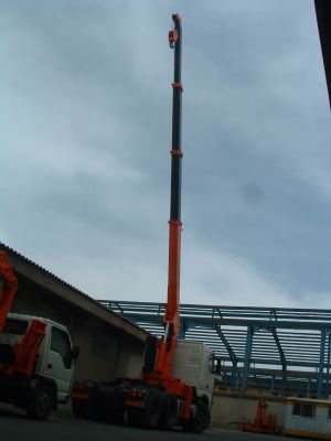 سازنده جرثقیل پشت کامیونی مدل S.T.S10000TM0