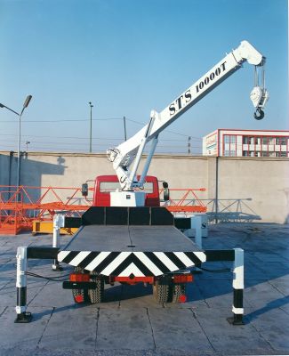 جرثقیل پشت کامیون اس تی اس مدل STS 10000T0