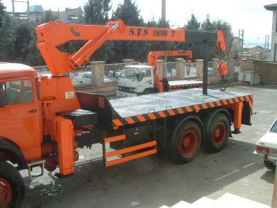 جرثقیل پشت کامیونی مدل STS 10000T0
