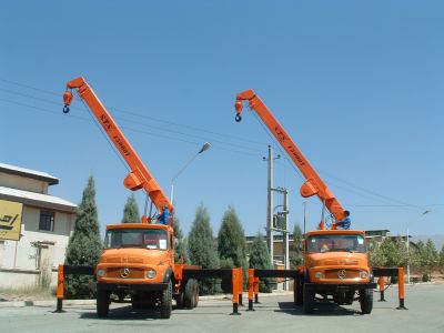 ساخت جرثقیل پشت کامیونی  مدل STS15000T0