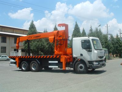 دستگاه جرثقيل پشت کاميوني اس تی اس  مدل STS15000T0