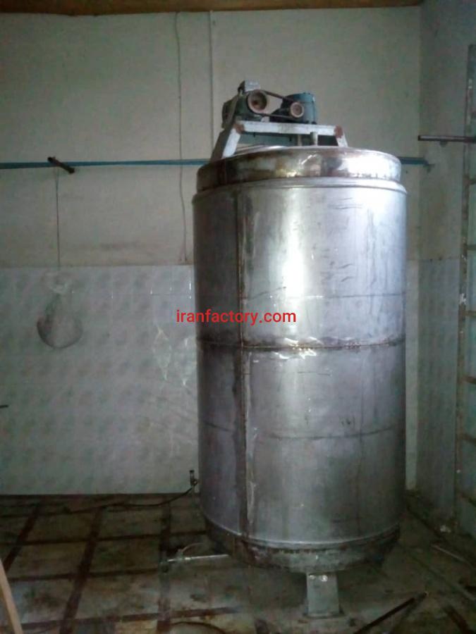 فروش مخزن دو تنی دوجداره استیل1