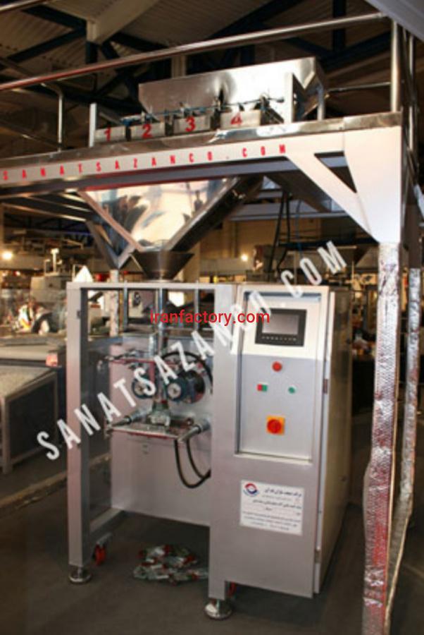 فروش دستگاه بسته بندی چهار توزین دیجیتالی حبوبات شرکت صنعت سازان نام آور در کرج0