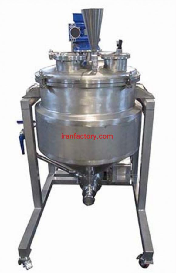 تولید دستگاه میکسر هموژنایزر تحت خلا شرکت فناوران صادق اسپادانا در اصفهان0