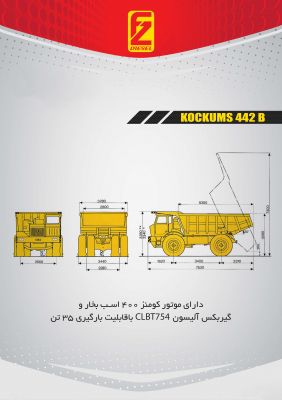 فروش کامیون/ دامپرتاک کوکومز kockums 442B1