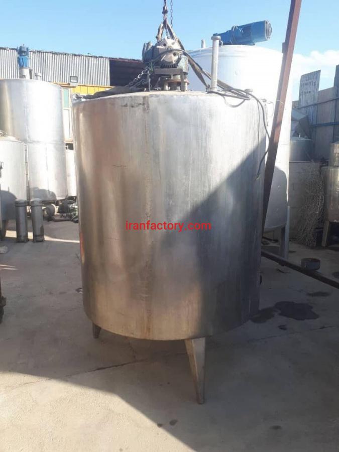 فروش مخزن استیل دست دوم0