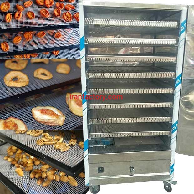 عملکرد دستگاه خشک کن میوه و سبزیجات0