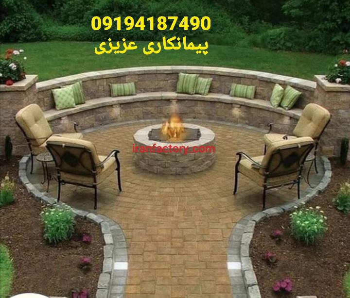 اجرای سنگ لاشه سنگ مالون سنگ کوهی سنگ ورقه ای8