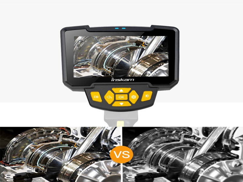 ویدئو بروسکوپ وبروسکوپ با پراب چرخشی Inskam-805p2