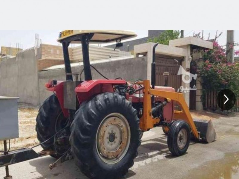 تراکتور 285 مدل 90 با تریلی در حد نو و لودر در حد نو2