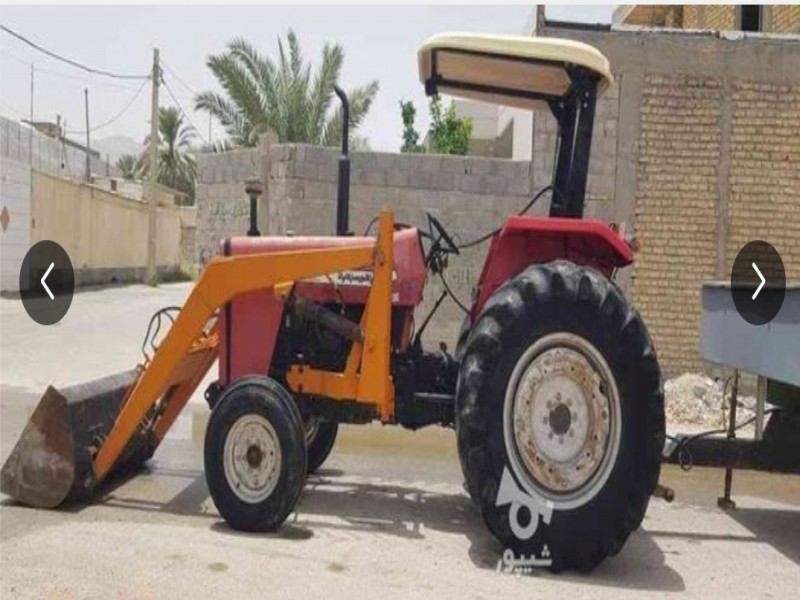 تراکتور 285 مدل 90 با تریلی در حد نو و لودر در حد نو3