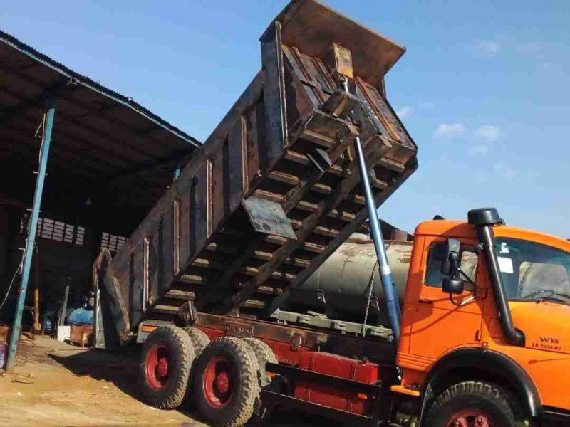 تولید کمپرسی بنز شهروز کمپرس4