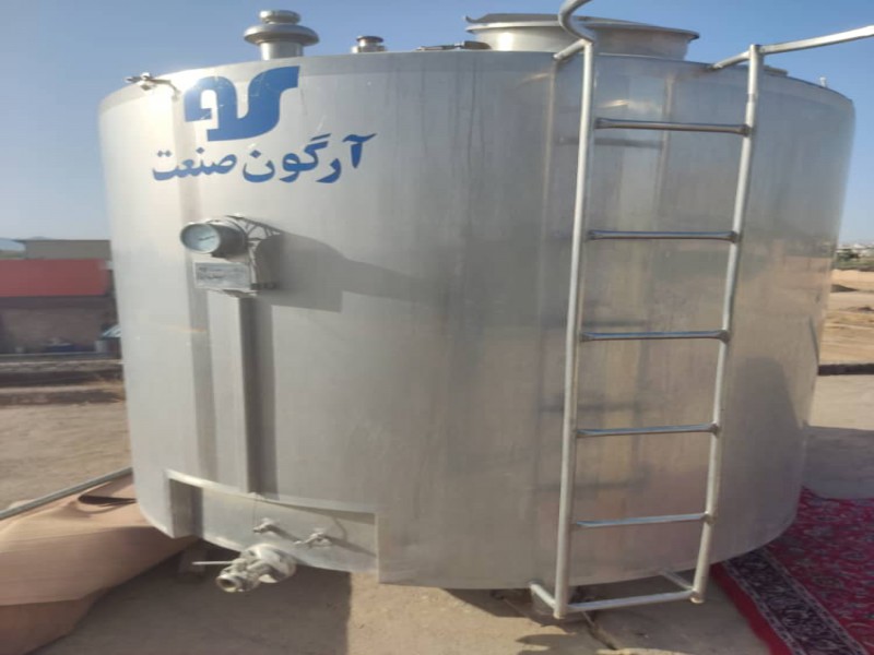 مخزن استیل نگهداری شیر دست دوم0