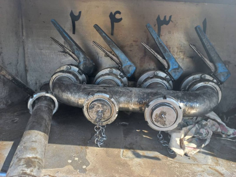 تانکر استیل حمل شیر تریلی1