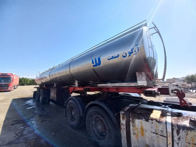 تانکر استیل حمل شیر تریلی2