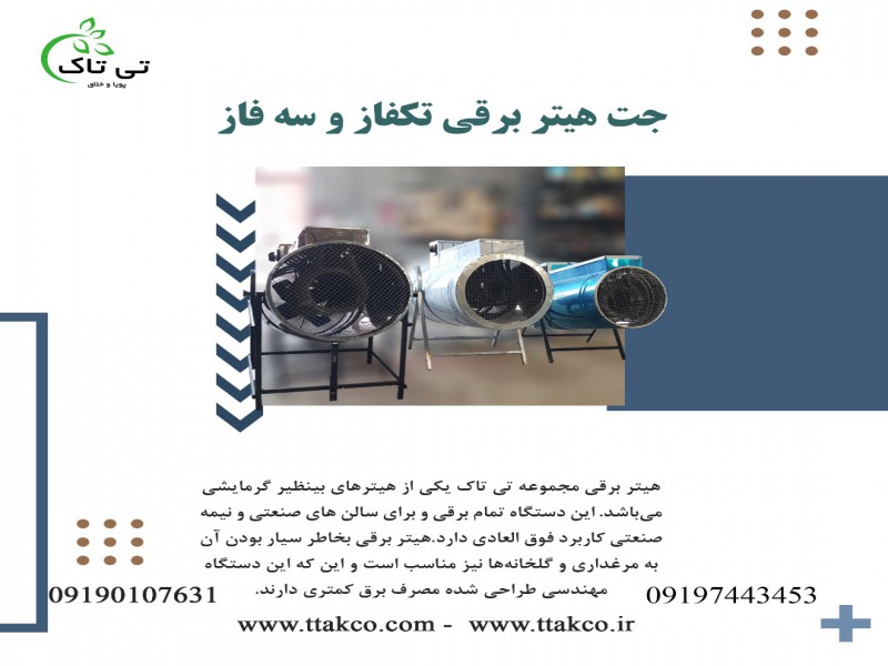 فروش جت هیتر برقی سه فاز 15 کیلووات0