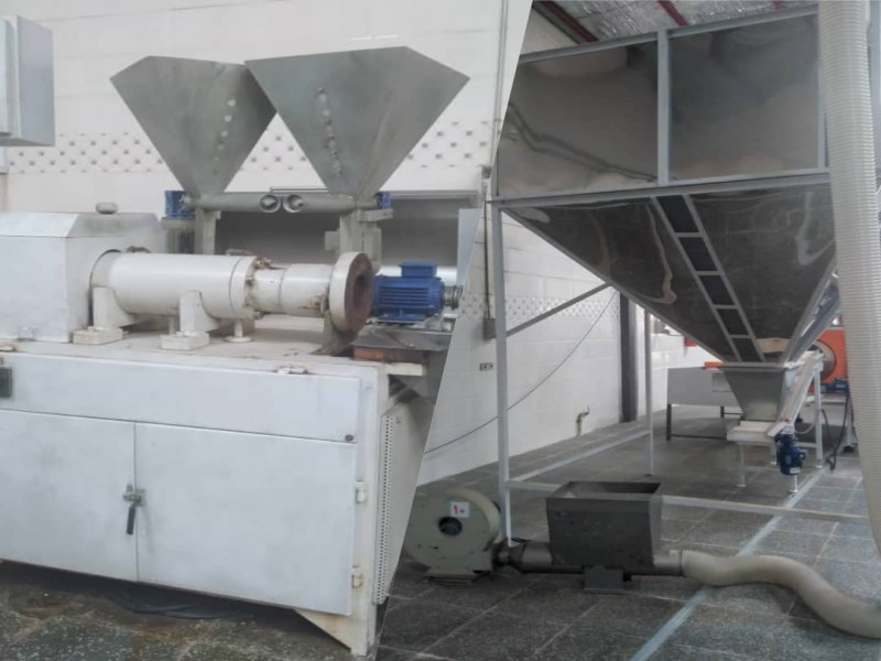 دستگاه اکسترودر پفک0